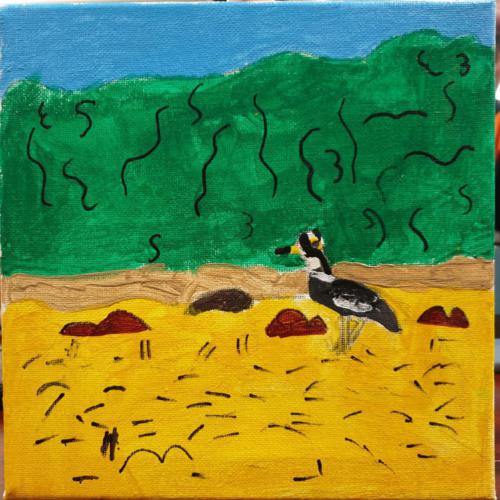 036 - Curlew at Lee Point by Elouise Hawkett