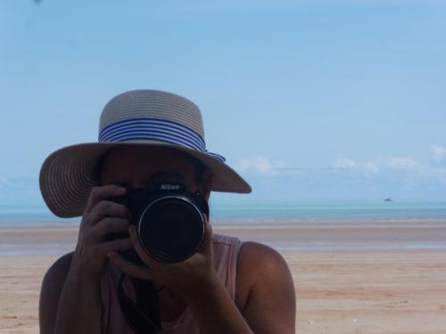 045 - We celebrated Mummy's birthday at Lee Point Beach. Mummy took photos with me. by Anastasia Grujicic