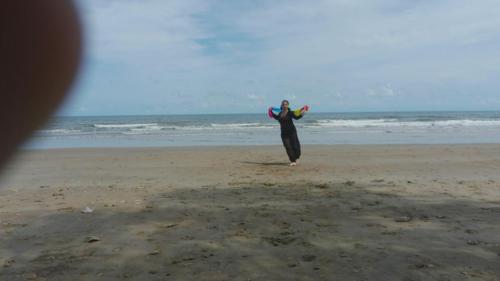 046 - Mummy's Birthday Fanveil Dance Filming at Lee Point Darwin Beach by Anastasia Grujicic