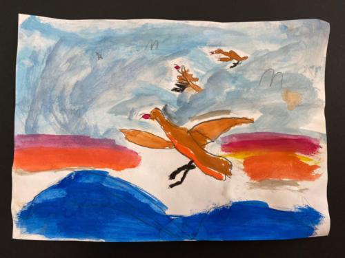 068 - Sunset Flight by Henrique Campos