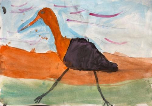 069 - Bird Drinking by Savannah Jones