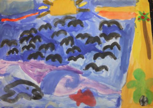 078 - Beautiful Birds Taking Off For Another Land by Freyja