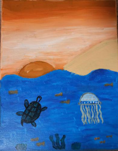 109 - Under the ocean by Elisha Halvorsen