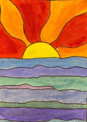 161 - Relaxed Sunset by Aaliyah Cowan