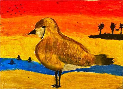 180 - Bird Enjoying the View by Benita