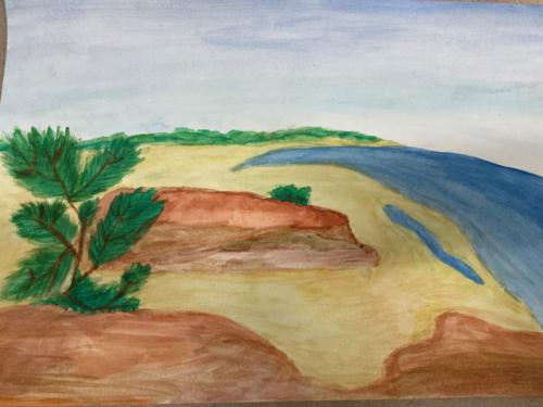 199 - Afternoon at Lee Point by Irene O'Loughlin